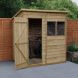 Forest Garden Pent Overlap Shed - 6' x 4'