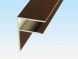 Aluminium F Section - 10mm x 3mtr Brown