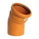 FloPlast Drainage Bend Single Socket - 30 Degree x 110mm