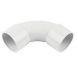 FloPlast Solvent Weld Waste Bend Swept - 92.5 Degree x 50mm White