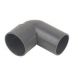 FloPlast Solvent Weld Waste Swivel / Conversion Bend - 92.5 Degree x 50mm Grey