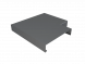 Aluminium Coping for 301-350mm Wall - 135 Degree Angle - 410mm Anthracite Grey