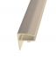 PVC F Section Rafter Supported - 16mmm x 3mtr White