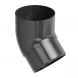 Galeco Industrial Downpipe Bend - 45 Degree x 100mm Graphite