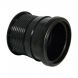 FloPlast Ring Seal Soil Drain Connector - 110mm Black