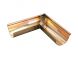 Copper Large Half Round Gutter External Corner - 135 Degree x 165mm