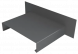 Aluminium Coping Upstand for 301-350mm Wall - 410mm Anthracite Grey