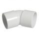 FloPlast Solvent Weld Waste Bend - 135 Degree x 40mm White