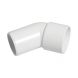 FloPlast Solvent Weld Waste Bend Swivel - 135 Degree x 40mm White