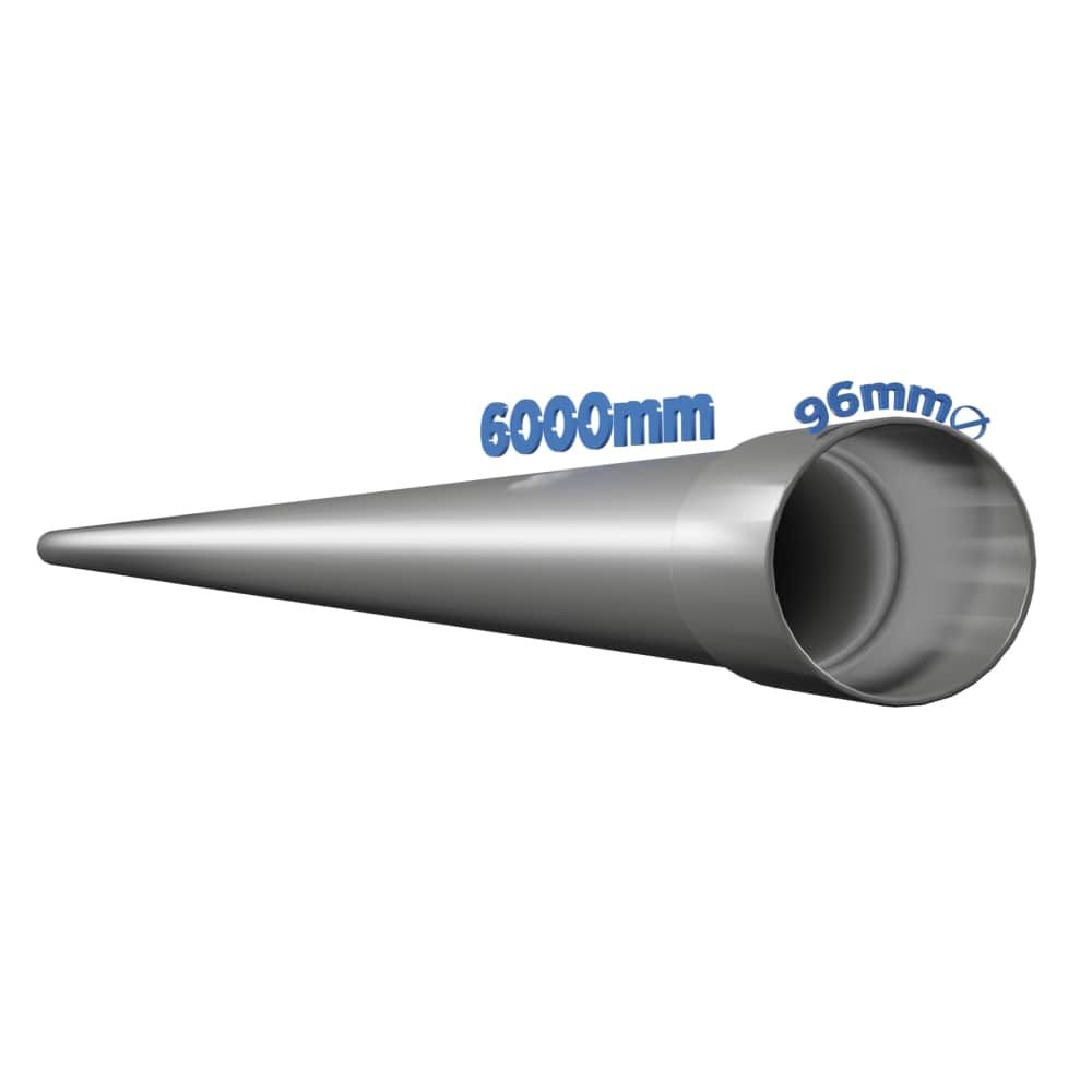 BT Duct - 96mm x 6mtr Grey