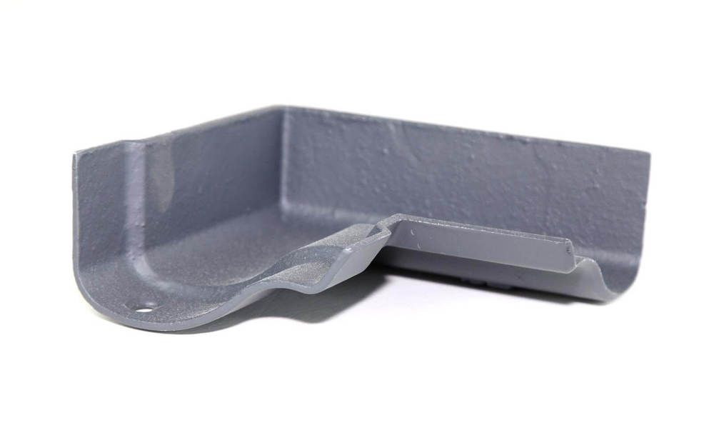 Cast Iron Ogee Gutter Internal Angle - 90 Degree x 100mm Primed