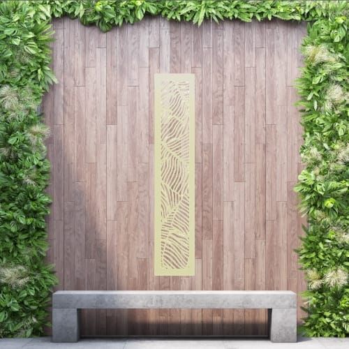 Aluminium Privacy Screen Willow - Free Standing - 1800mm x 300mm Cream