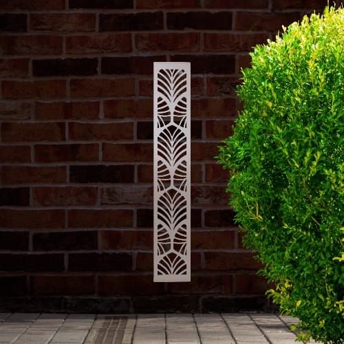 Steel Privacy Screen Setosa - Wall Mounted - 1800mm x 300mm Stainless Steel