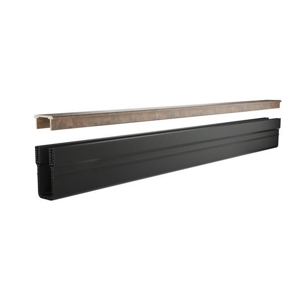 LUXE Threshold Drain Channel Corten Steel Grating Class A15 - 1mtr Corten