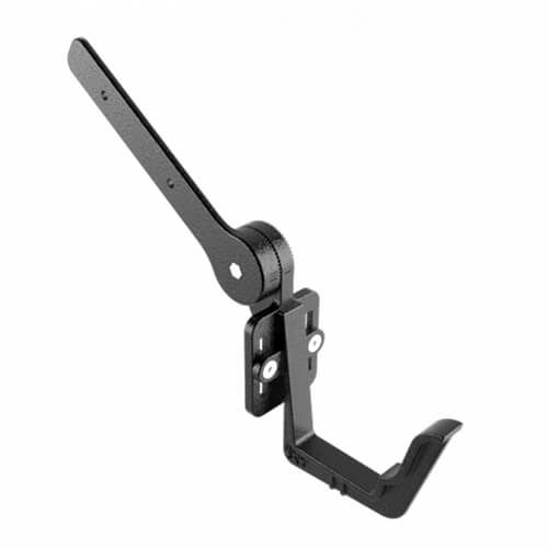 Cast Aluminium No46 Ogee Gutter Side Rafter Bracket - 125mm Black