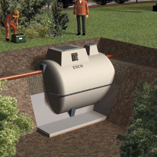 Marsh ENCO 6 Person Sewage Treatment Plant Standard - Gravity Outlet