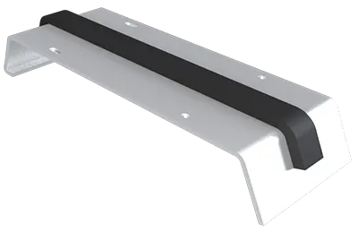 Aluminium Coping Fixing Clip for 200-250mm Wall - 310mm Anthracite Grey