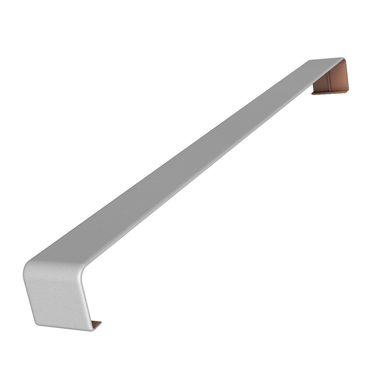 Fascia Double Ended Joint Trim - 600mm White Woodgrain