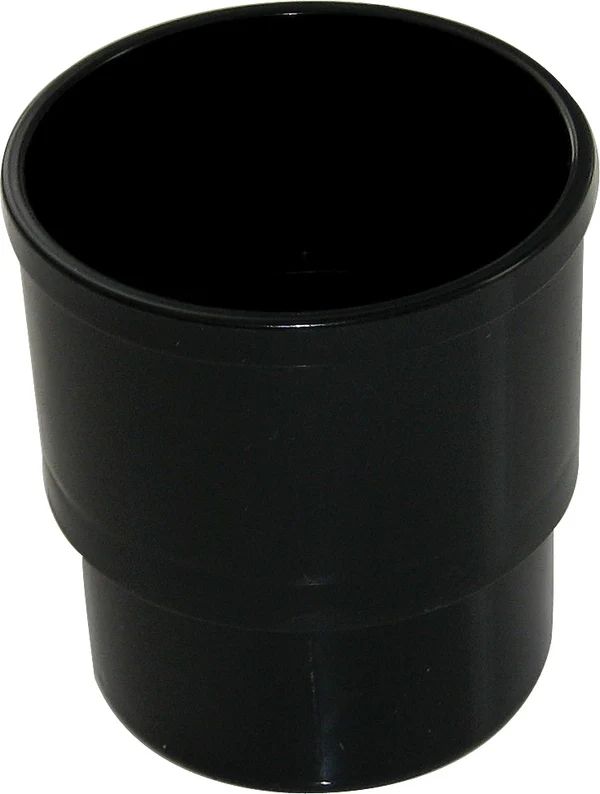 FloPlast Deepflow/ Hi-Cap Downpipe Socket - 80mm Black