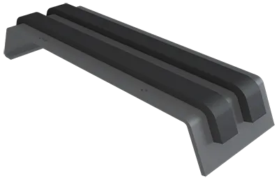 Aluminium Coping Union for 301-350mm Wall - 410mm Anthracite Grey