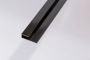 Internal Wall Panel 2 Part Edge Trim - 2400mm Black - For 10mm Bathroom/ Kitchen/ Ceiling Panels