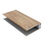 Foresta Wood Effect Cladding Two-Part Edge Trim - 3mtr Barnwood Grey