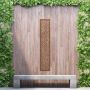 Steel Privacy Screen Bloom - Free Standing - 1800mm x 300mm Steel Corten