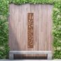 Steel Privacy Screen Monstera - Free Standing - 1800mm x 300mm Steel Corten