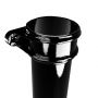 Cast Iron Round Eared Downpipe - Socket Both Ends - 100mm x 1829mm Black