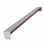 Fascia Double Ended Corner Trim - 600mm White Woodgrain