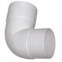 FloPlast Deepflow/ Hi-Cap Downpipe Offset Bend - 92.5 Degree x 80mm White