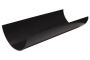 FloPlast Half Round Gutter - 112mm x 4mtr Black