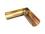 Copper Half Round Gutter Internal Corner - 135 Degree x 125mm