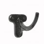 Cast Iron Beaded Half Round Gutter Fascia Bracket - 100mm Black