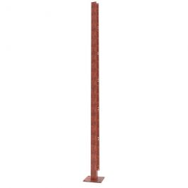 Steel Single Post With Base For Privacy Screen - 1800mm x 60mm x 60mm ...