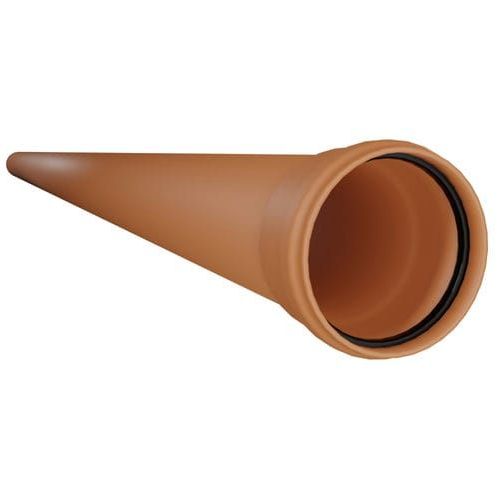 A PVC drainage pipe