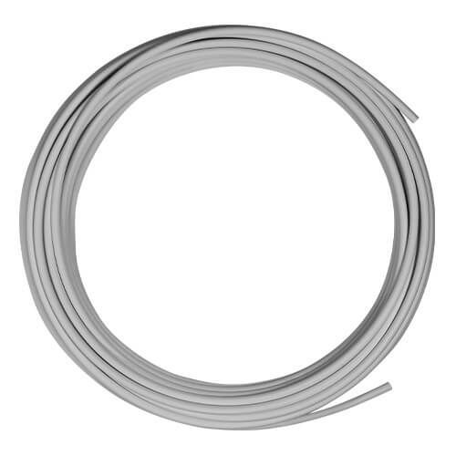 A coil of polybutylene pipe